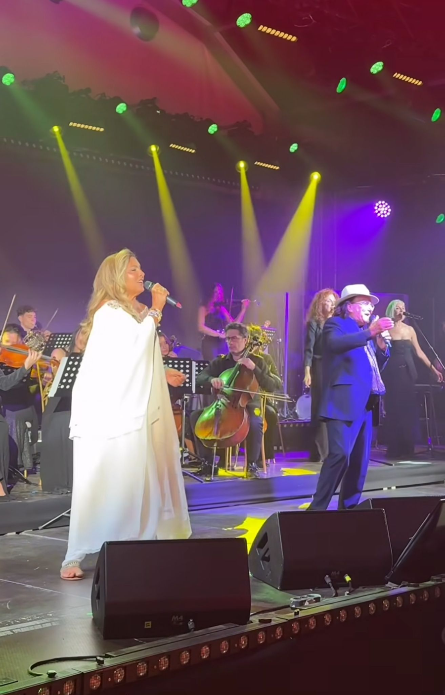 La botez au cântat Al Bano și Romina Power. sursă - social media