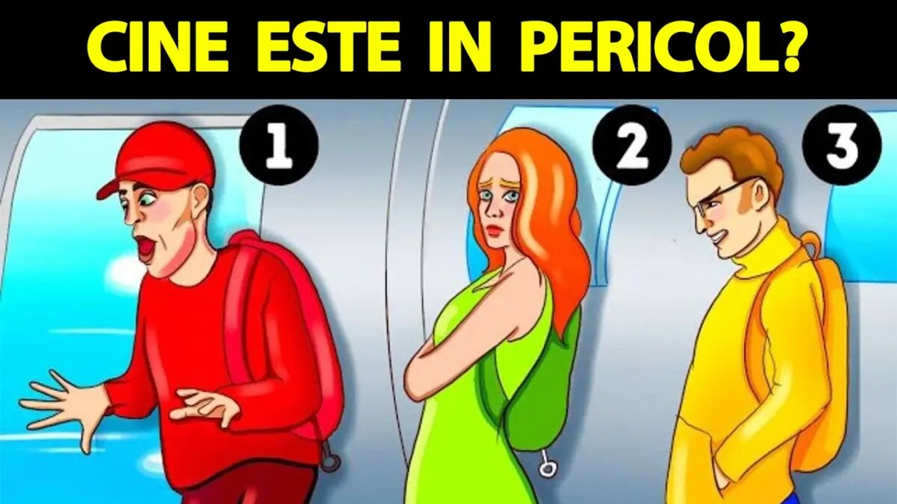 Test IQ exclusiv pentru genii | Cine este în pericol?