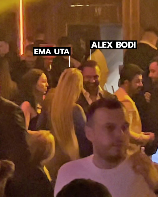 Ema Uta și Alex Bodi vorbesc unul cu celălalt (Foto: CANCAN.RO)