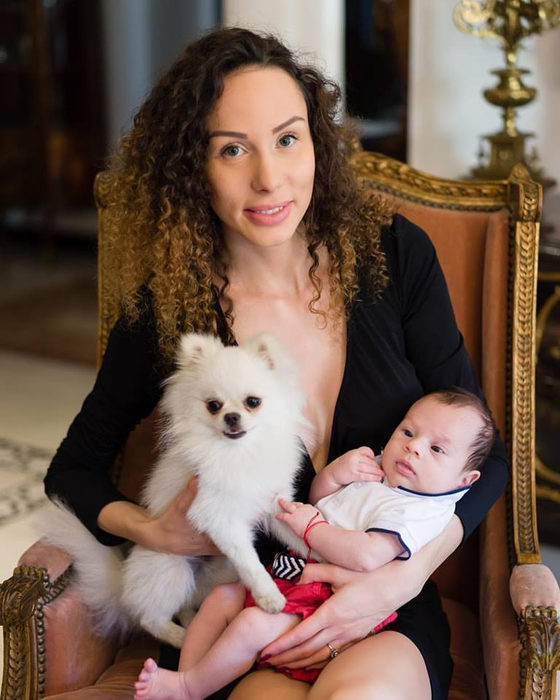 Alice Constantinică şi fiul ei, Radu