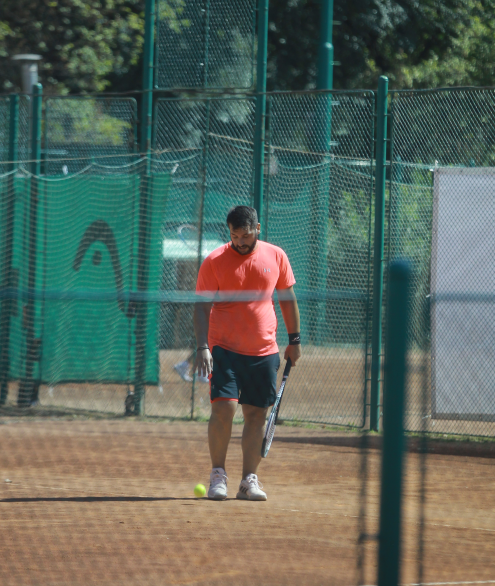Giani Kiriță s-a ”încins” la tenis cu Vincenzo, nepotul lui Joshua Castellano