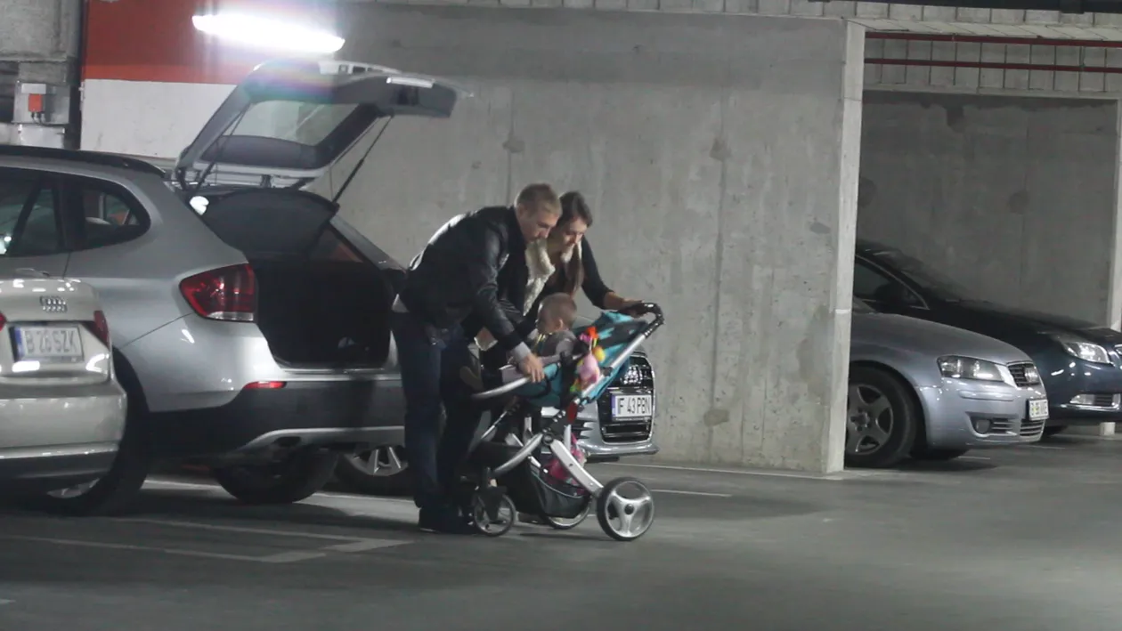 Mihai Roman este un tata foarte grijuliu