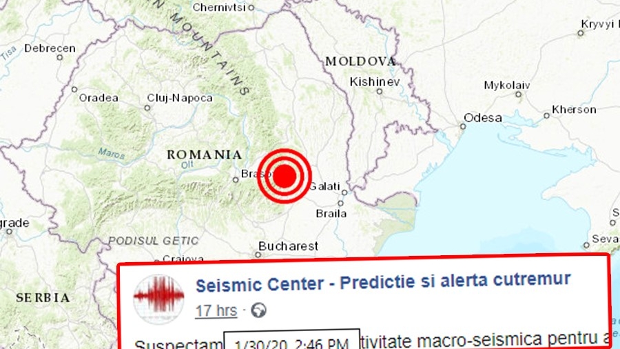 Nu e făcătură! Cutremurul de azi-noapte din România a fost anunțat încă de ieri, la ora 14:46, cu 13 ore înainte să se producă