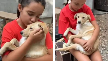 Te topești! Ce i-a făcut Eva lui Cătălin Măruță, după ce a găsit un cățel: „Te rog”