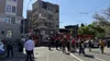 Incendiu la un bloc în apropierea Gării de Nord din Bucureşti! O femeie a fost transportată la Spitalul de Arși și 2 persoane au fost preluate de SMURD