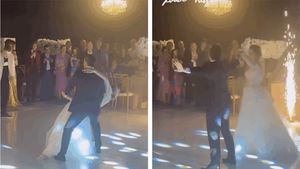 Marian Drăgulescu și Simona s-au căsătorit! Ce rochii a ales să poarte soția gimnastului