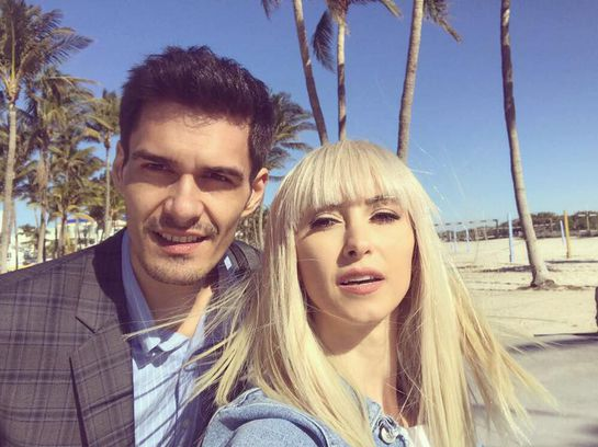 Andreea Bălan și George Burcea formează o familie fericită