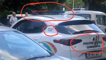 Poliția Locală Constanța, acuzată că folosește pe autospeciale însemne ilegale! Reacția comisarului-șef după ce imaginea a devenit virală