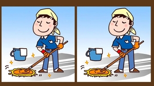 Test de perspicacitate | Identificați 3 diferențe între acești doi oameni de serviciu