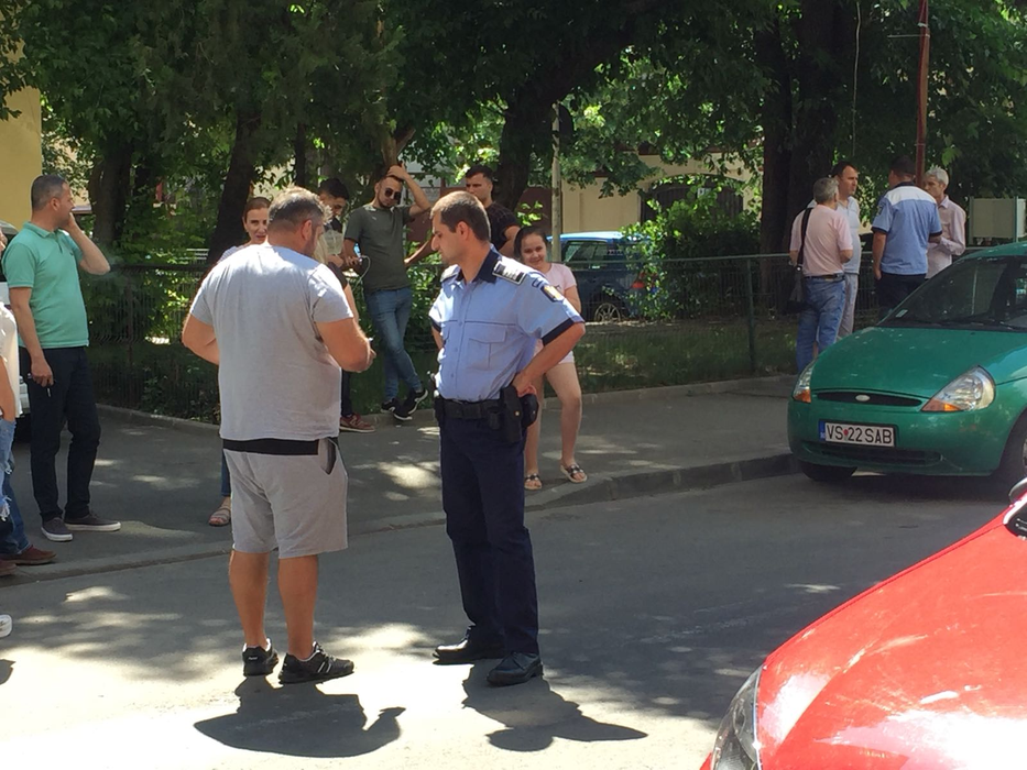 Din fericire, nimeni nu a fost rănit