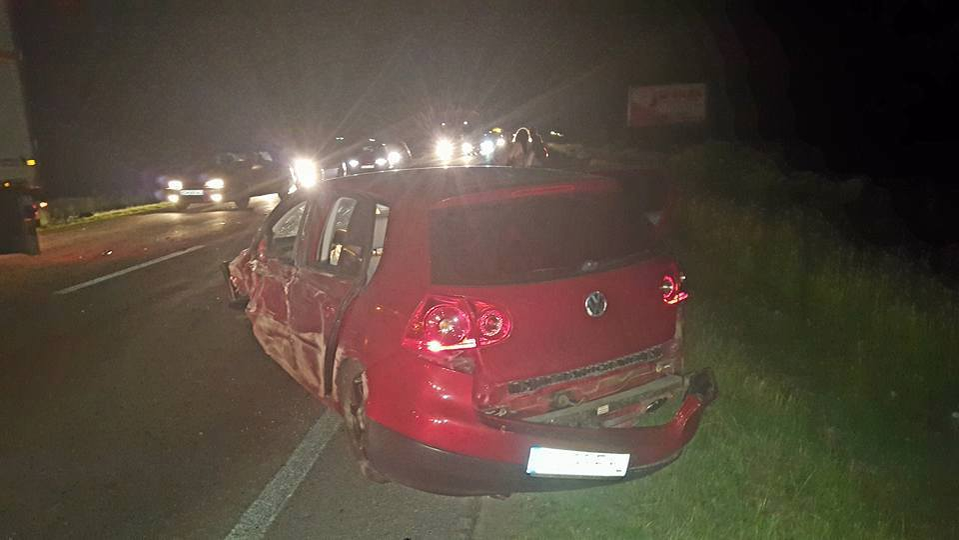 Imagini cutremuratoare postate pe Facebook de un tânăr din Târgu Jiu, după ce a suferit un accident rutier: „Am văzut moartea cu ochii, s-a oprit…”