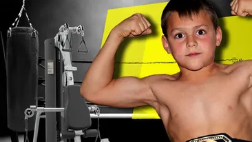 ”Micuțul Hercule” a crescut! Cum arată Giuliano Stroe la 14 ani și ce dietă ține