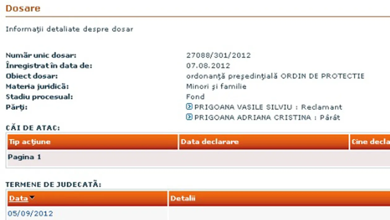 Iata dovada ca Prigoana a dat-o in judecata pe Bahmu! Ii cere custodia copiilor prin ordonanta presedintiala!