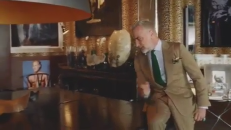 Gianluca Vacchi locuieşte într-un complex impresionant din Bologna, în Italia