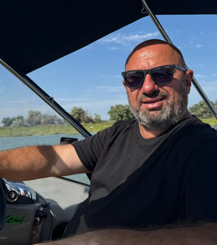 Cătălin Scărlătescu, în Delta Dunării. sursă - social media