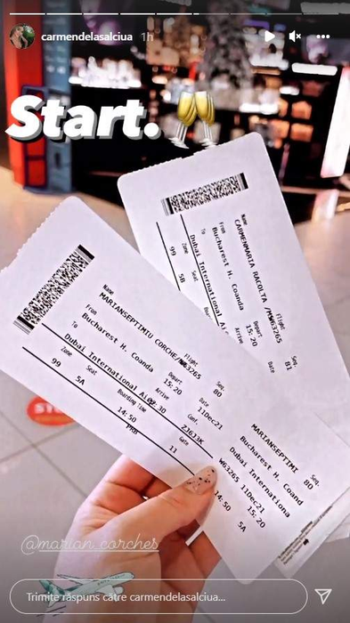 Carmen de la Sălciua și Marian Corcheș au plecat, din nou, în vacanță. Cum au fost surprinși în avion