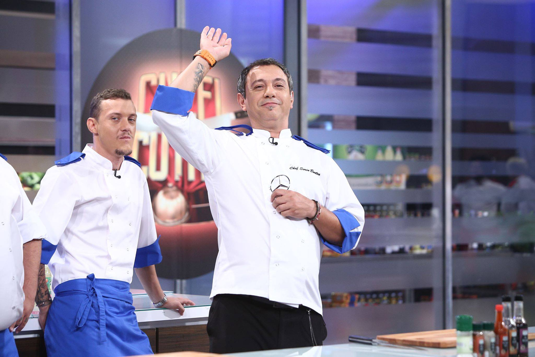 Momente tensionate la Antena 1! Urlete şi îmbrânceli între Dumitrescu şi Scărlătescu la “Chefi la cuţite”
