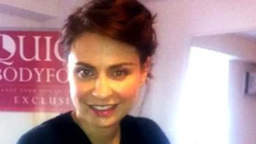 Adina Buzatu isi petrece multe ore la sala de sport! Se antreneaza din greu pentru a se mentine in forma