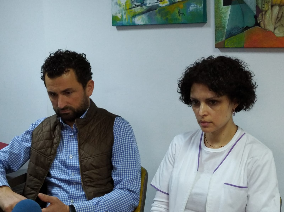Managerul SJU Bacău, Adrian Popa și directorul medical, dr. Ioana Raluca Dinu