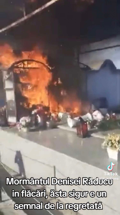 Incendiu în cimitirul din Ștefănești, Denisa Răducu