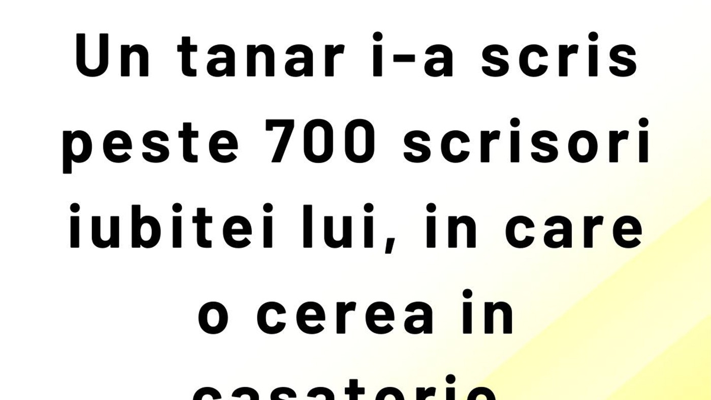 BANCUL ZILEI | 700 de scrisori inutile