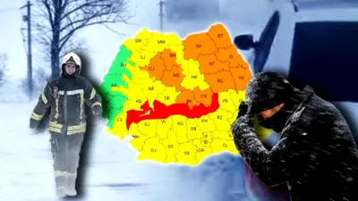 Viscolul a pus stăpânire pe mai multe zone din țară. Este Cod galben de vânt puternic în 25 de județe