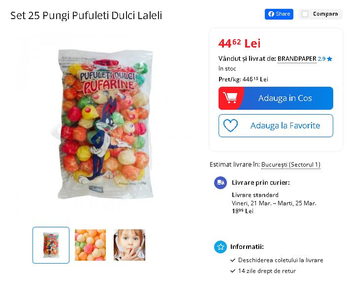 Produsul adorat de români în comunism a reapărut pe rafturi! Costă doar 0.80 lei în en-gross, dar e mai scump pe internet