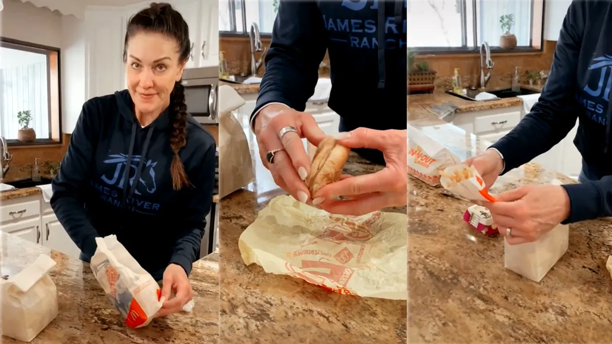 O femeie a păstrat un cheeseburger și cartofi prăjiți de la McDonald's timp de 17 ani ca să vadă ce se întâmplă cu acestea! Filmarea cu produsele a devenit virală | VIDEO