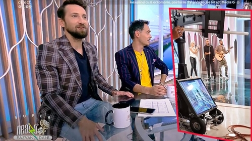 Răzvan Simion a părăsit platoul de la Neatza când Lidia Buble și Cornel Ilie au venit pentru premiera clipului la care au colaborat | VIDEO