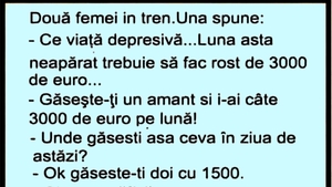 BANC | Două femei în tren: "Luna asta trebuie să fac rost de 3.000 de euro"