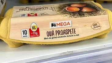 Ouă XL, prețuri XXL! Cât costă un cofraj cu ouă mari, în magazinele Mega Image din România