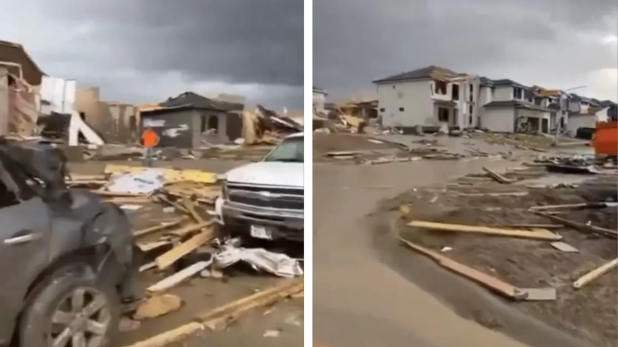 SUA au fost zguduite într-o singură zi de 70 de tornade. Au fost distruse case, mașini și terenuri