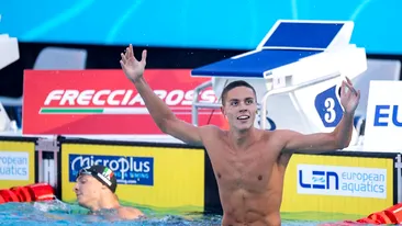 David Popovici cucerește Italia! Al doilea aur la Sette Colli, spectacol la 200 de metri liber