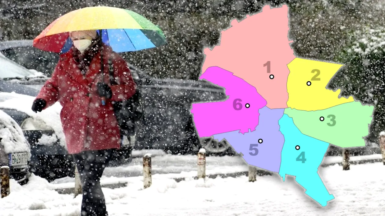 Prognoza Accuweather actualizată pentru România | La ce oră începe să ningă în București