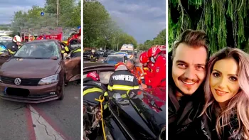 Soția lui Bursucu’ a făcut ACCIDENT în Constanța! 2 persoane au ajuns la spital, detalii de ultimă oră