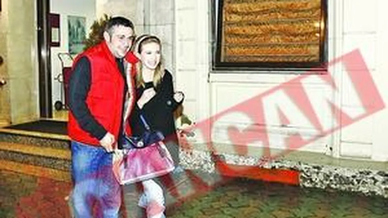 Adela Popescu a aparat poarta iubitului