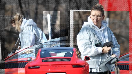 Simona Halep a ieșit la plimbare cu un super Porsche 911 Carrera de 200.000 €. Roșie ca focu’, să-i surâdă norocu’!