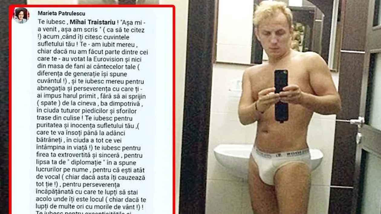 Ce mesaj halucinant a primit Mihai Trăistariu de la o admiratoare: Mihai, te..