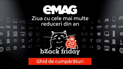 Black Friday 2019. Ghidul eMAG pentru cumpărăturile din Vinerea Neagră
