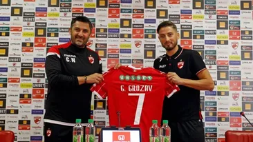 Grozav, prezentat oficial la Dinamo: „Sunt ferm convins că locul nostru este în play-off, nu în play-out!”