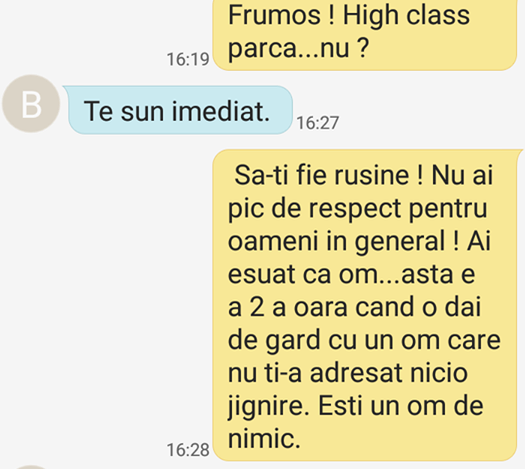 Bibanu MixXL a înjurat o tânără pe Instagram
