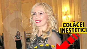 Se mai spulbera un “mit” al perfectiunii feminine! Kilogramele in plus i s-au revarsat, in public, din rochia mulata!