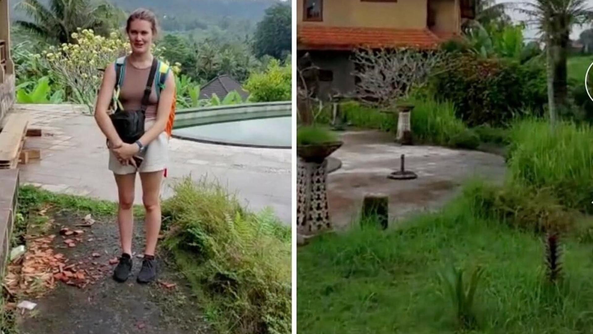 Concediu de coșmar pentru această turistă. A rezervat o vilă în Bali prin AirBnb, dar a găsit clădirea abandonată