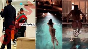 Bianca Drăgușanu, filmată topless într-o piscină din Maldive. Scenele HOT ar fi fost imortalizate chiar de Gabi Bădălău: “Dragostea mea” | VIDEO