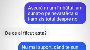 BANCUL DE MIERCURI | ”Aseară m-am îmbătat și i-am spus nevestei tale despre noi”