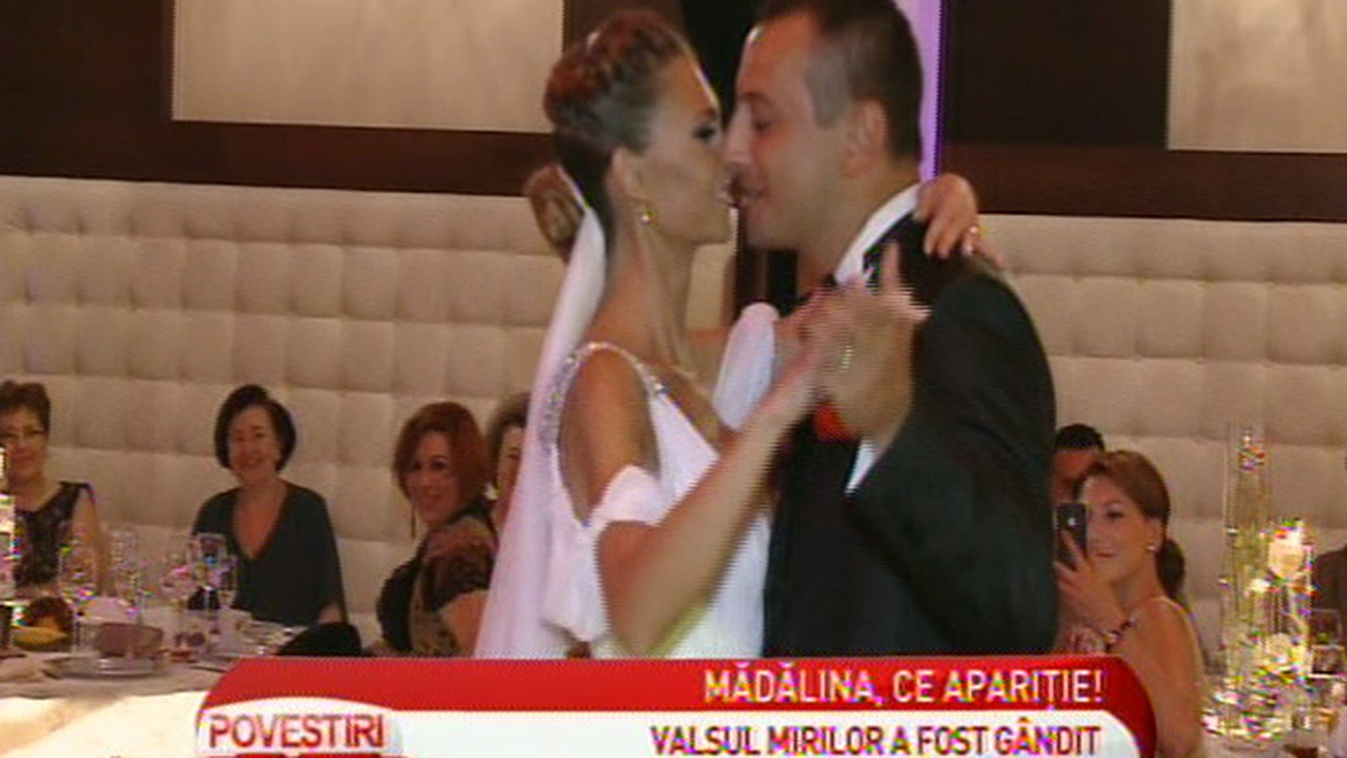 Mihai Petre a jurizat dansul mirilor la nunta Madalinei Draghici si a lui Ovidiu Pop! Vezi ce nota le-a dat si ce urare le-a facut