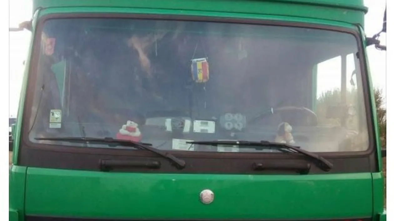 Ce avea în cabină un șofer de TIR de etnie maghiară! Românilor nu le-a venit să creadă