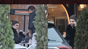 A achitat și nota! CANCAN.RO a surprins momentul! Cristina ICH l-a scos la o cafea, apoi…