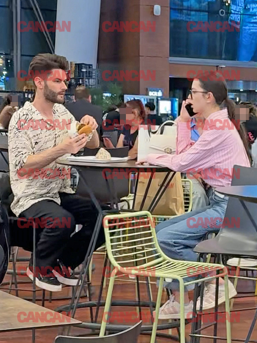 Cleopatra Stratan și soțul ei, la masă