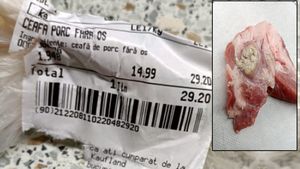 Ce a primit, de fapt, un bucureștean după ce a cumpărat o bucată de ceafă de porc dintr-un celebru supermarket din Capitală